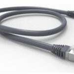35085441 Cable de red Cat6A 2 metros LSZH gris alta velocidad