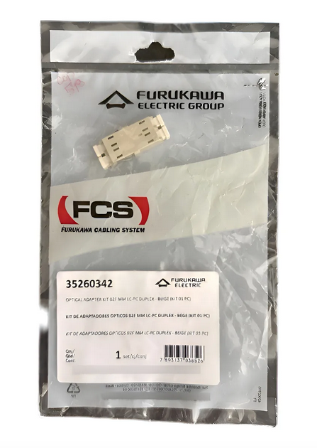 35260342 35260342 Kit Adaptador LC Dúplex Multimodo Color Beige Furukawa - Imagen 1