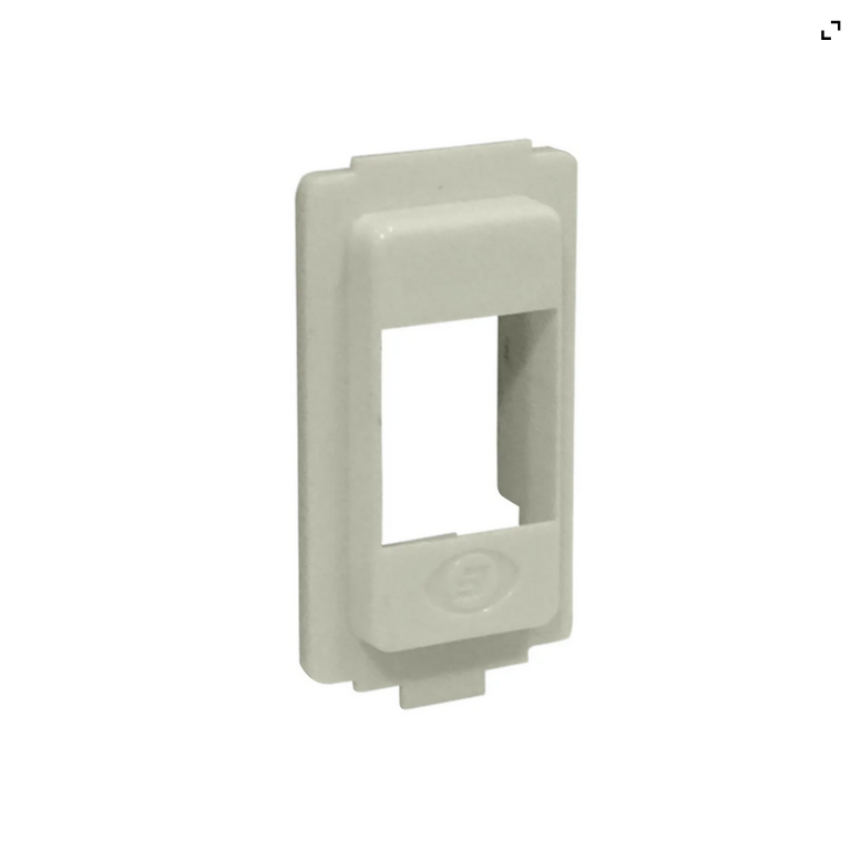 FURUKAWA Adaptador Magic Blanco 1P 35050252 35050252 Adaptador modular Magic blanco Furukawa para faceplate y módulos keystone - Imagen 1