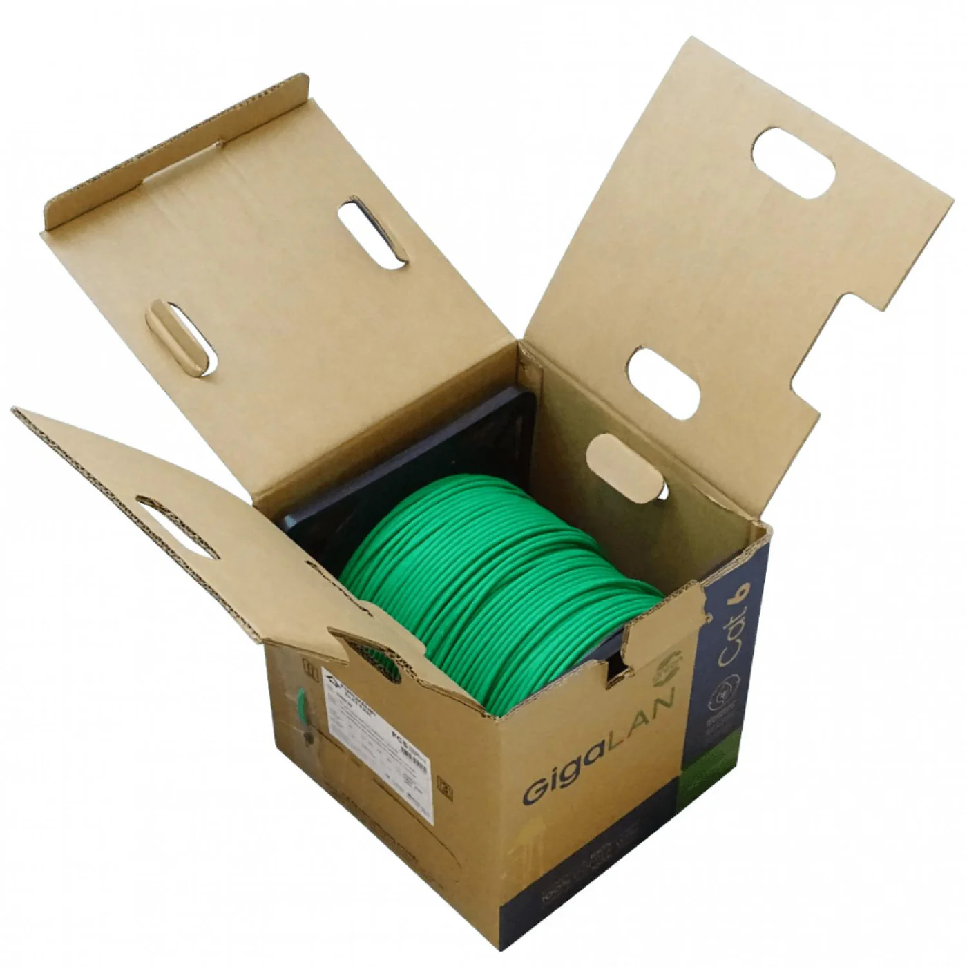 clickbox_cable-red-cat6-utp-lszh-verde-305m_marketplace_mayorista_12168_1692823031_1400x1400 23400195 Cable UTP Cat6 4 Pares 23AWG LSZH Eco Color Verde - Imagen 1