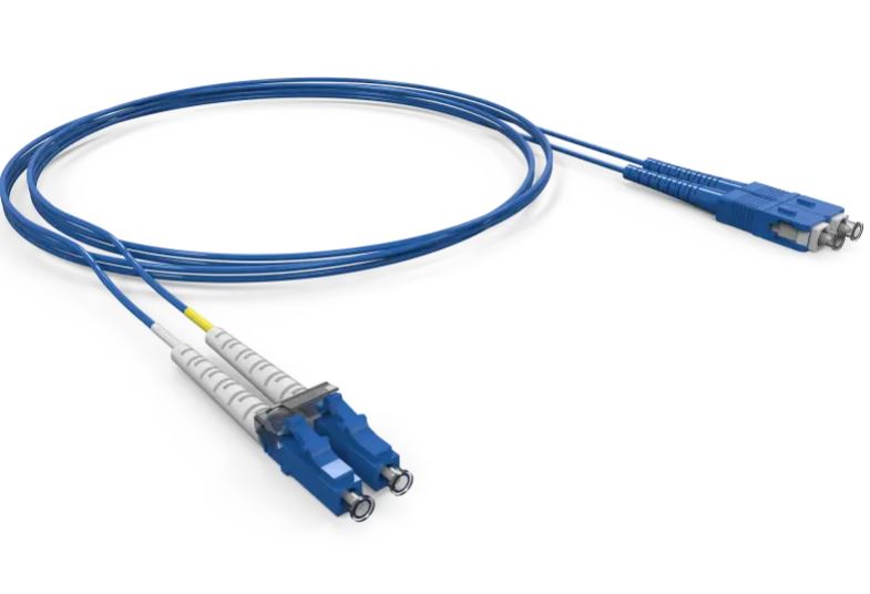 jumper 33002463 Jumper Fibra Óptica Monomodo LC/LC Dúplex 10 Metros LSZH Azul Furukawa - Imagen 1