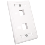 FSDT00FACE2P Face Plate 2 Puestos Blanco para Redes