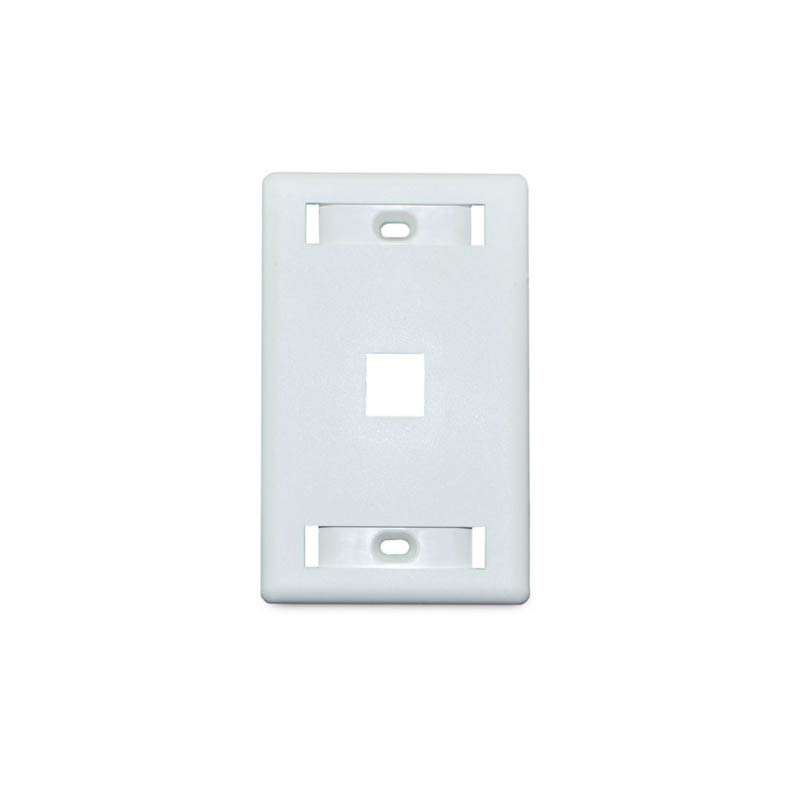 Face Plate Blanco 1 Puerto para Red y Telecomunicaciones FSDT00FACE1P Face Plate Blanco 1 Puerto para Red y Telecomunicaciones - Imagen 1