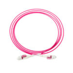 FSDTJDXLCOM4 Jumper de Fibra Óptica OM4 LC a LC Uniboot Dúplex 1 Metro