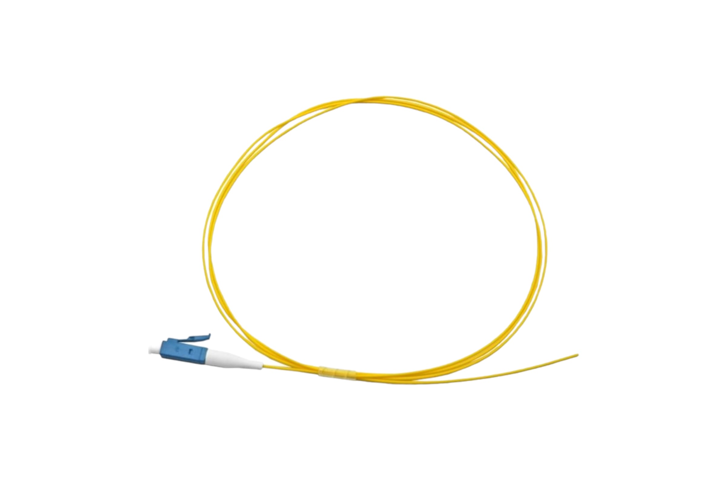 Pigtail LC Monomodo 1.5 Metros Amarillo LSZH FSDTPIGLCSMY Pigtail LC Monomodo 1.5 Metros Amarillo LSZH - Imagen 1
