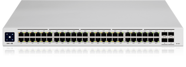 USW-48 USW-48 Switch Administrable Gigabit de 48 Puertos con Pantalla LCD y Puertos SFP para Rack Empresarial - Imagen 1