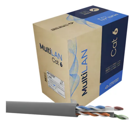 23400299 Cable UTP Cat6 24AWG LSZH gris de 305 metros