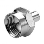 FSTERM-75OHM  carga terminal F 75 ohms, terminador F, resistencia 75 Ω, CATV, TV satelital, coaxial RG6